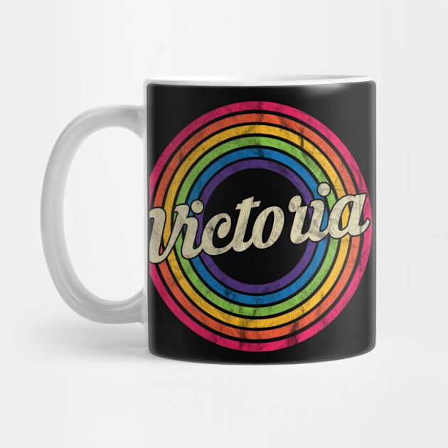 Victoria - Retro Rainbow Faded-Style by MaydenArt